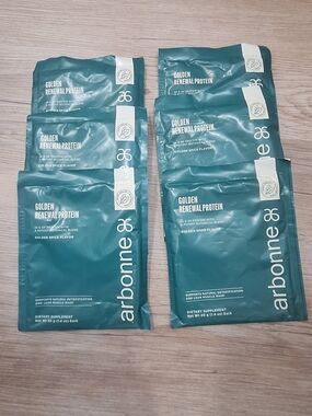 Arbonne Golden Renewal Protein  6 Single-Serve Packets  Exp. 10/2025